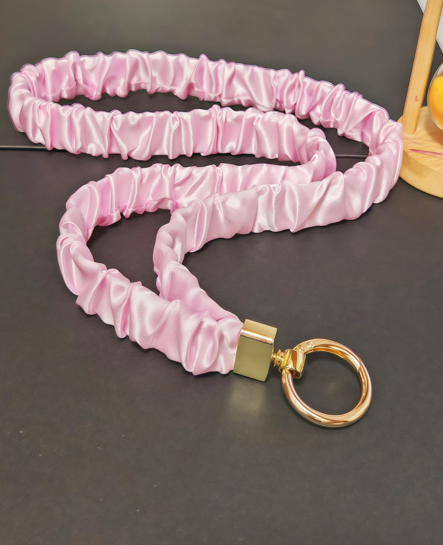 Stretchy Scrunchie Cute Lanyard for ID Badges,Keychain Holder for Teacher, Doctor and Other Professionals
