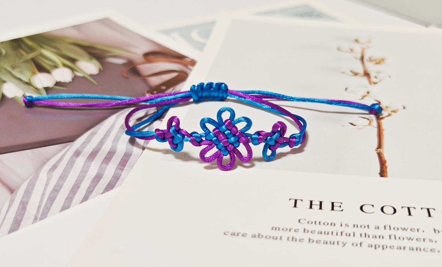Demon Hunters Cute Korean Knot Bracelets Handmade Accessories (korean knot), Cosplay Costume Wristband Gift for Women, Sister, Girlfriend and Friends for lovers