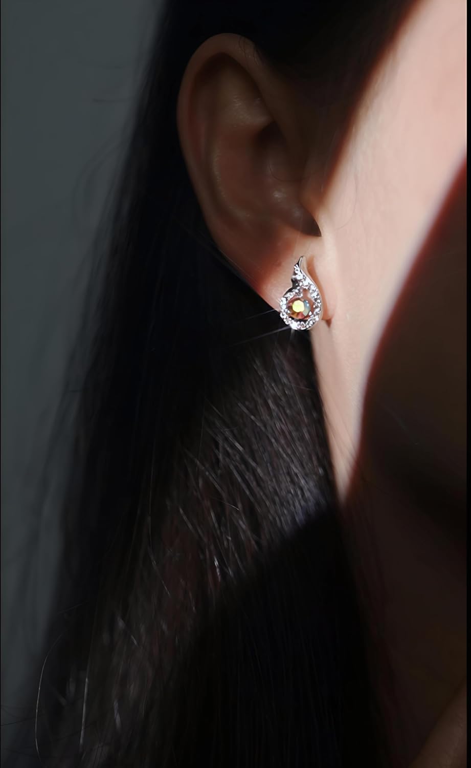 Phoenix Crystals Stud Earrings for Women, Unique Jewelry for Women Birthday Gifts for Women, Symbol of Luck and Reborn