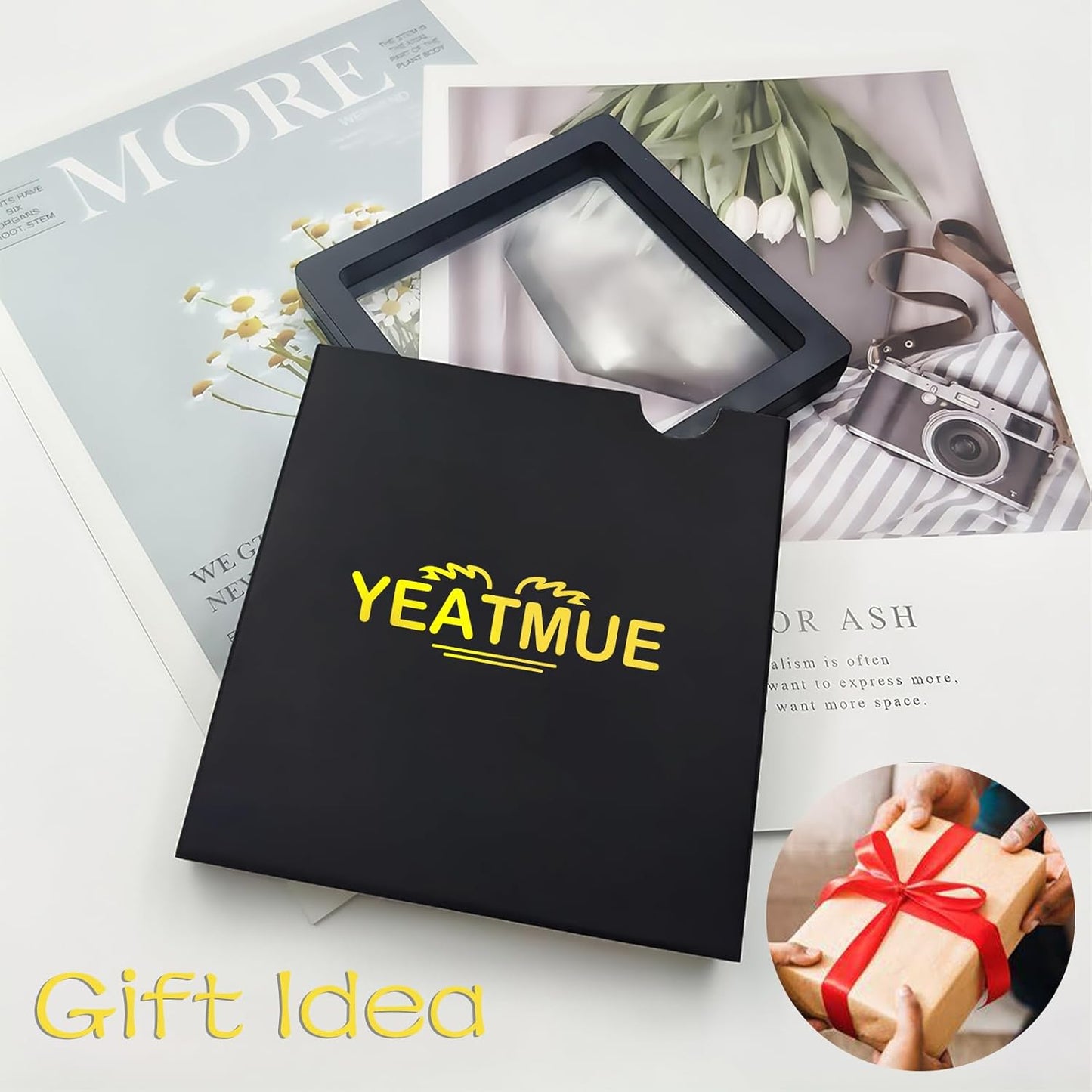 Chunky Paperclip Chain Heart Necklace for Women, Puffy Gold Heart Pendant Necklaces Gifts On Birthday Holidays for Women