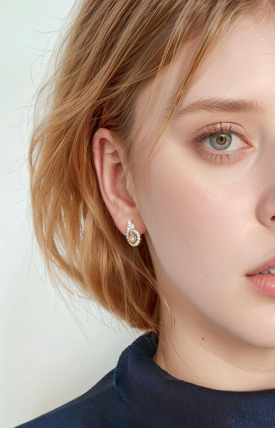 Phoenix Crystals Stud Earrings for Women, Unique Jewelry for Women Birthday Gifts for Women, Symbol of Luck and Reborn